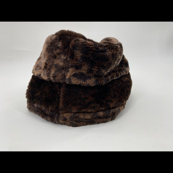 Faux fur women's trapper hat BRown - Picture 1 of 5